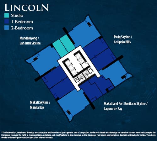 Stable investment Lincoln Studio Unit at the Proscenium - Rockwell Center, Makati - photo 1