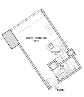Stable investment Lincoln Studio Unit at the Proscenium - photo 3